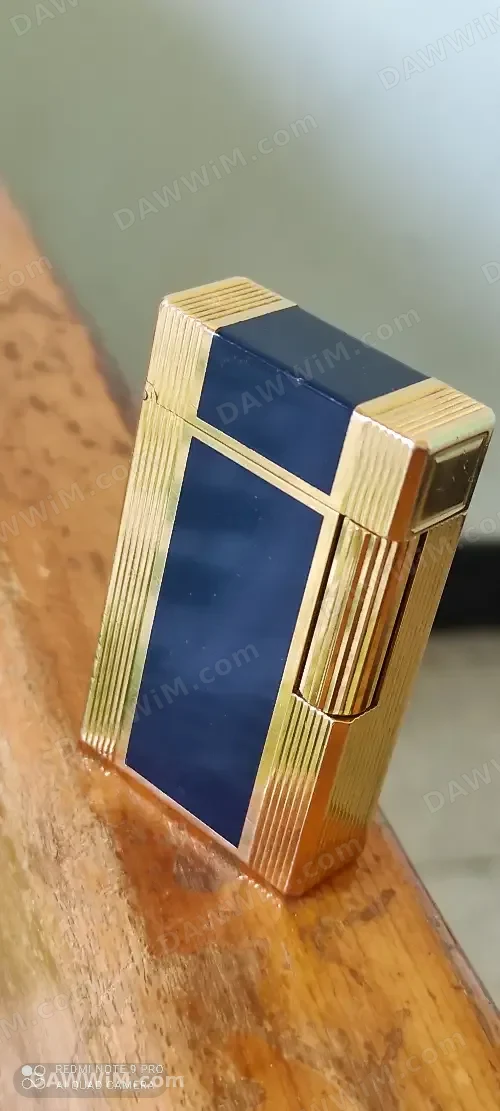ولاعة ديبون أصلية مطلية بالذهب