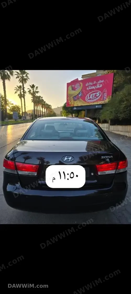 هيونداي سوناتا 2007 للإيجار في دمشق