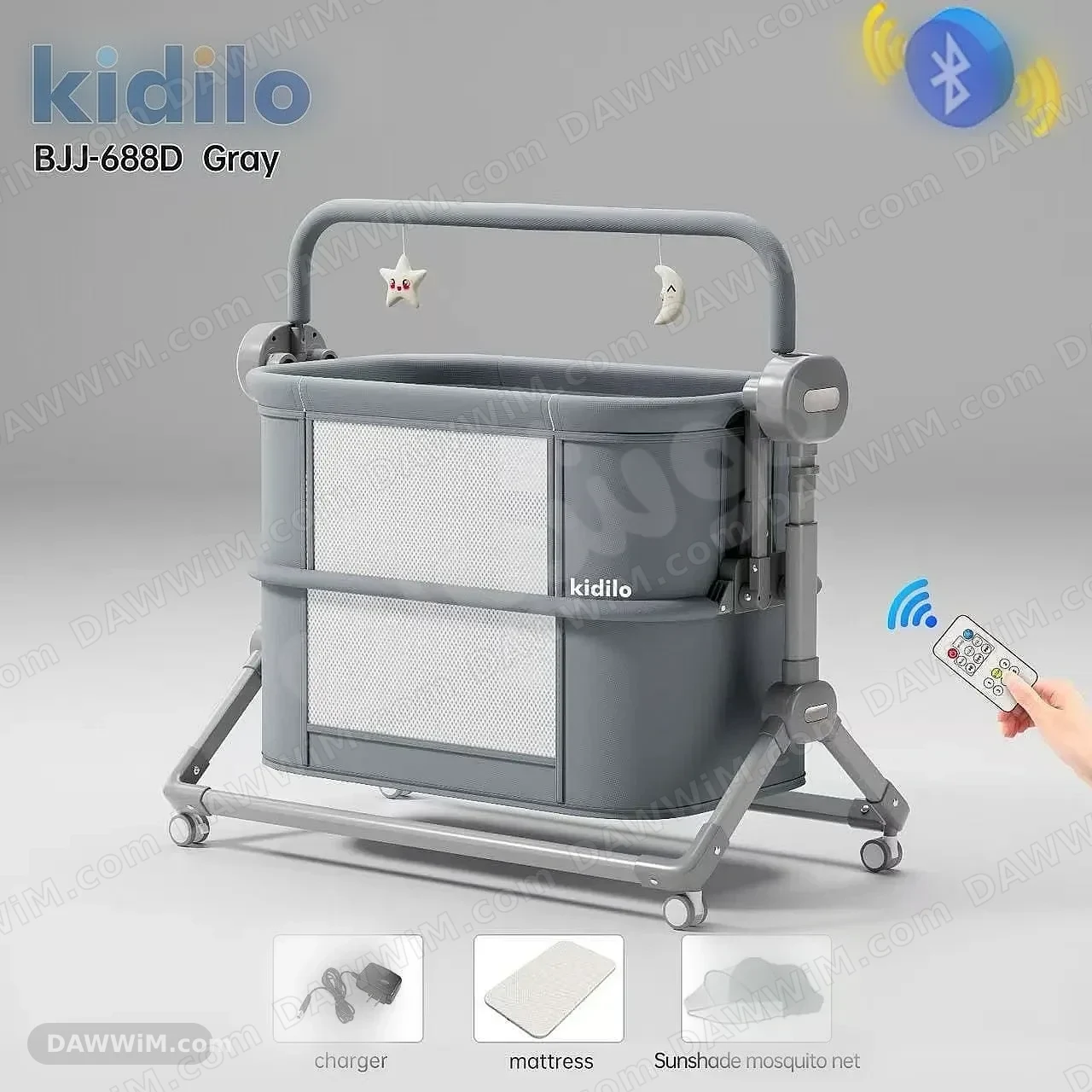 سرير أطفال ذكي ماركة Kidilo طراز BJJ-688D