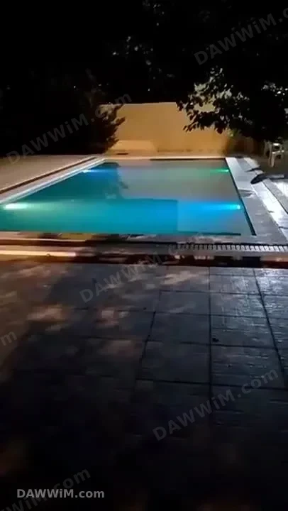 فيلا للبيع في سهل الزبداني بحوض سباحة وطابو أخضر