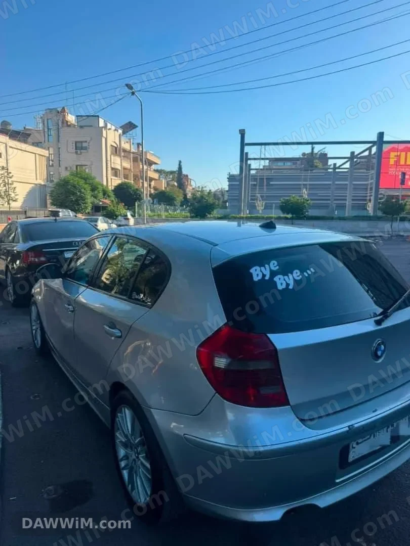 سيارة BMW 116 موديل 2007 للبيع