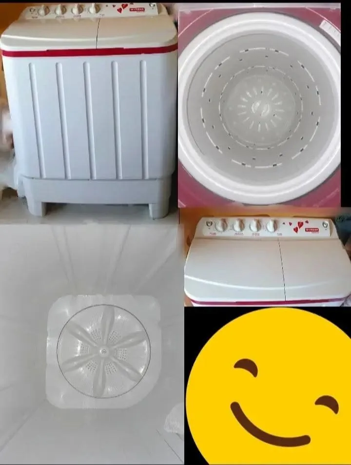 غسالة حوضين جديدة بحالة ممتازة للبيع