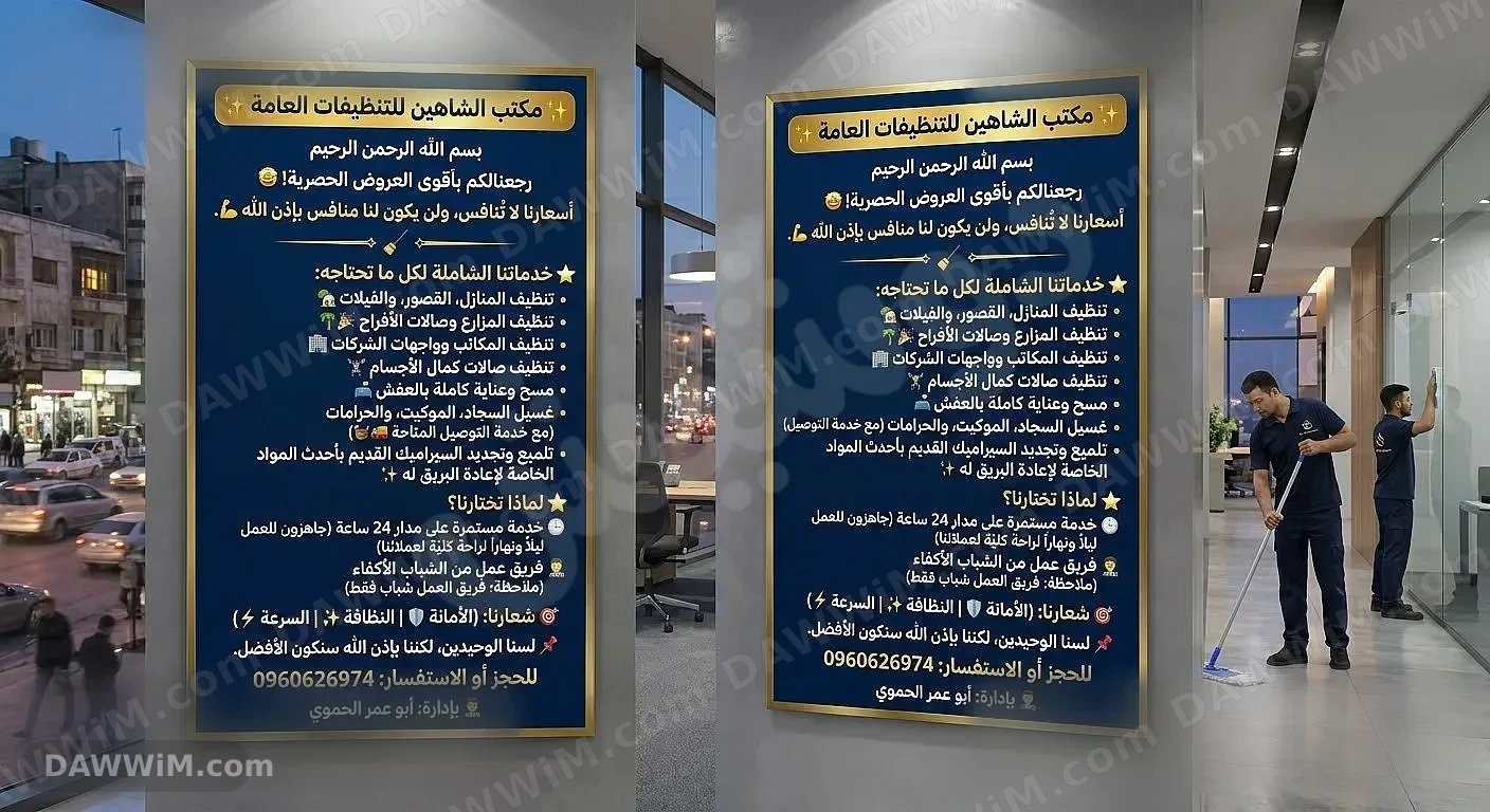 خدمات تنظيف احترافية شاملة في حماة