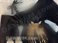 بيجامة نسائية بنقشة ديجيتال