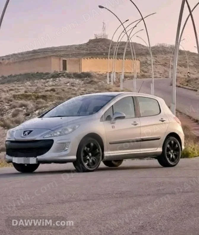 بيجو 308 موديل 2008 مستعملة بحالة جيدة