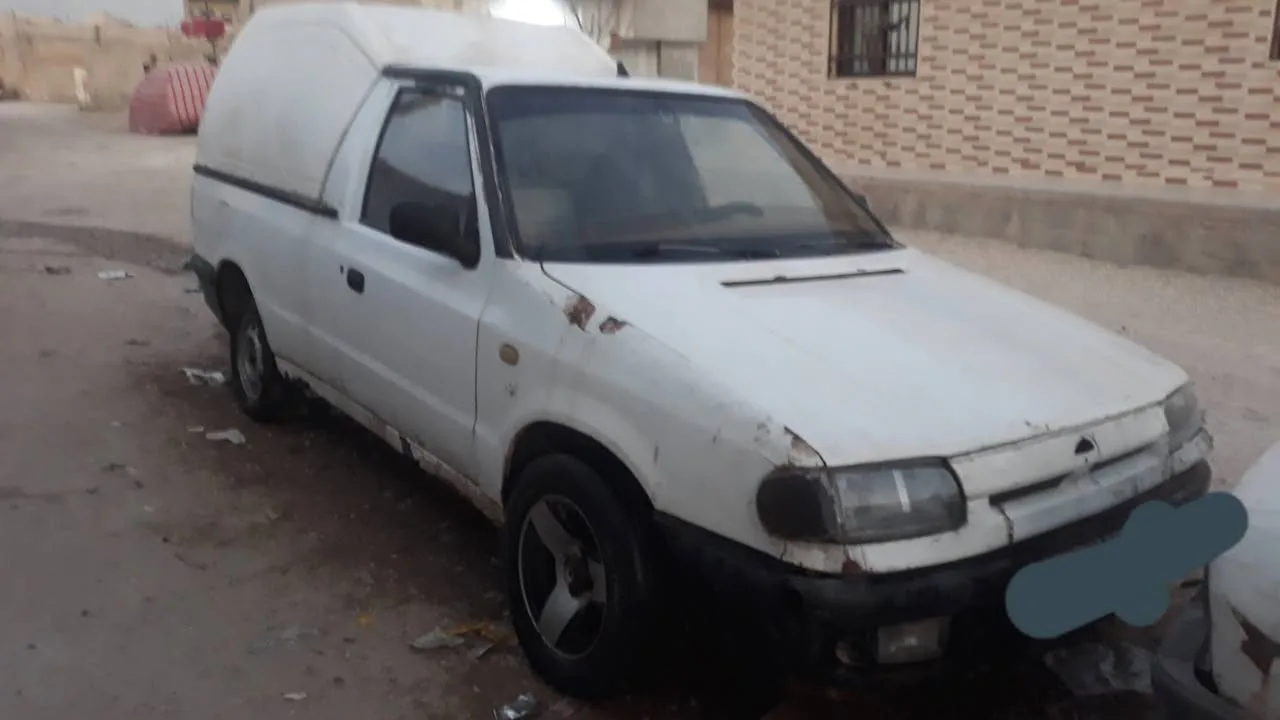 للبيع بيكاب سكودا 1996 نظيف في الحسكة