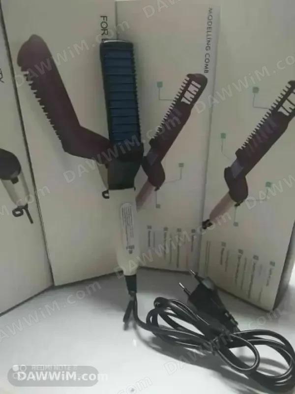 مشط حراري للرجال لتصفيف الشعر واللحية