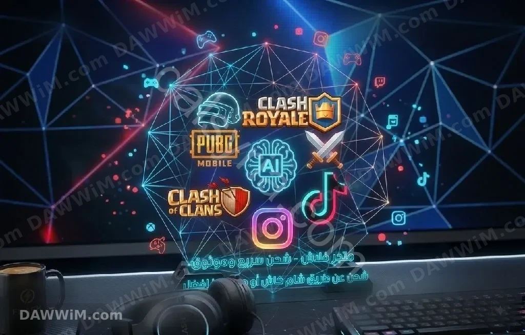 خدمة شحن ألعاب وتطبيقات