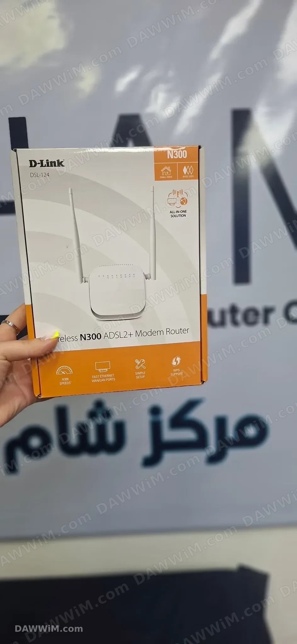 راوتر D-Link N300 جديد