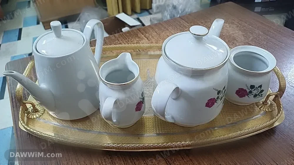 طقم أباريق بورسلان بلغاري مستعمل