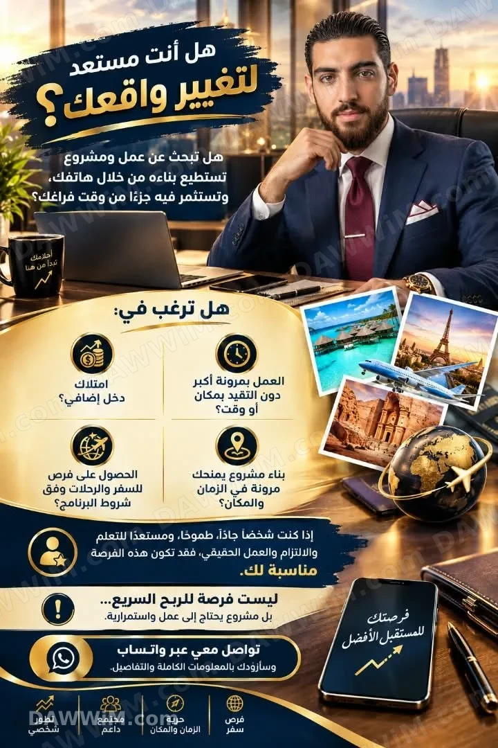عمل حر من المنزل أونلاين