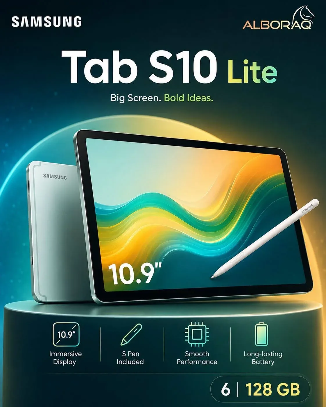 تابلت Samsung Tab S10 Lite جديد 128GB