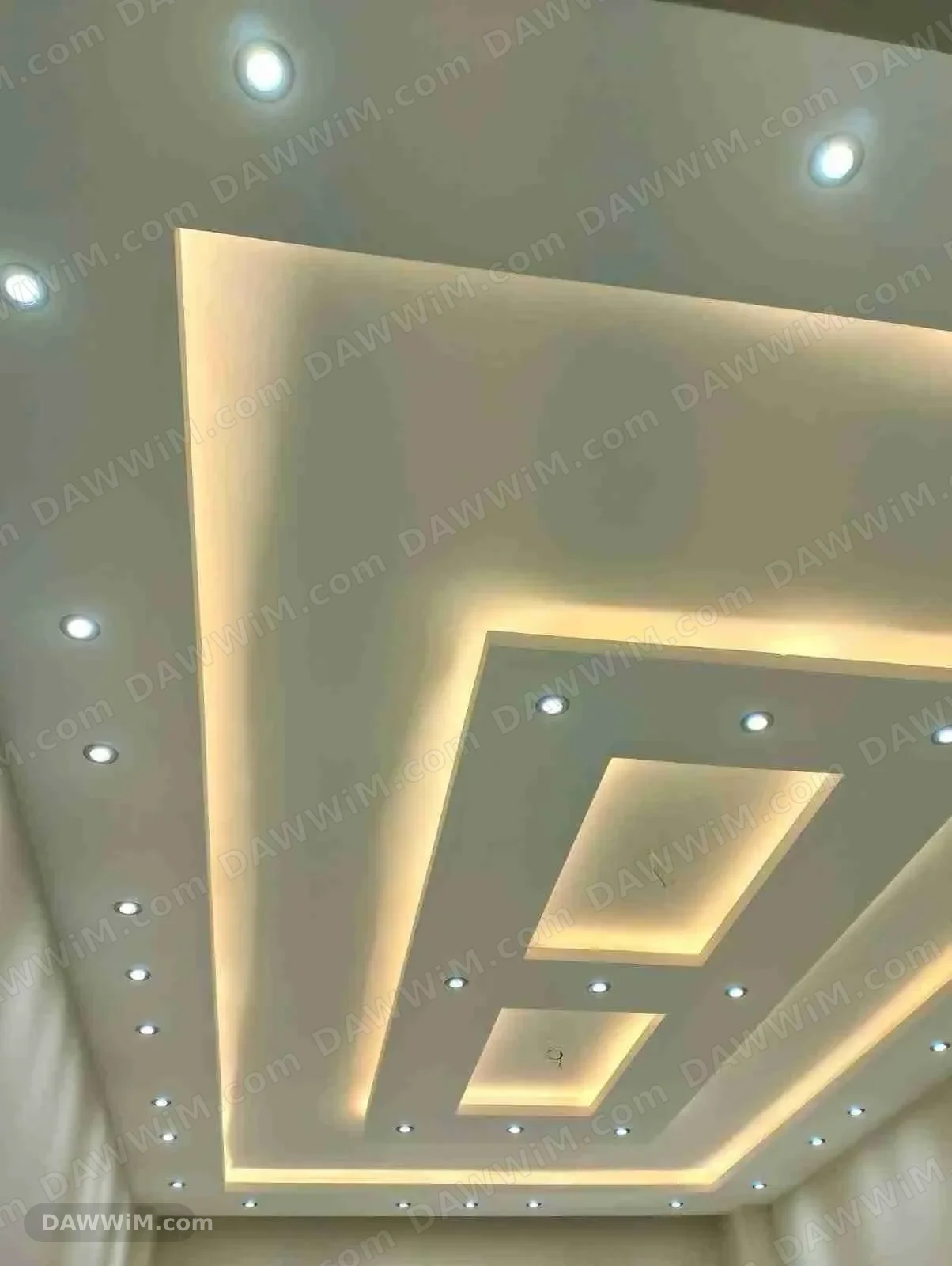 تنفيذ ديكورات جبسم بورد وشفرات بلاستيك pvc وديكورات داخلية
