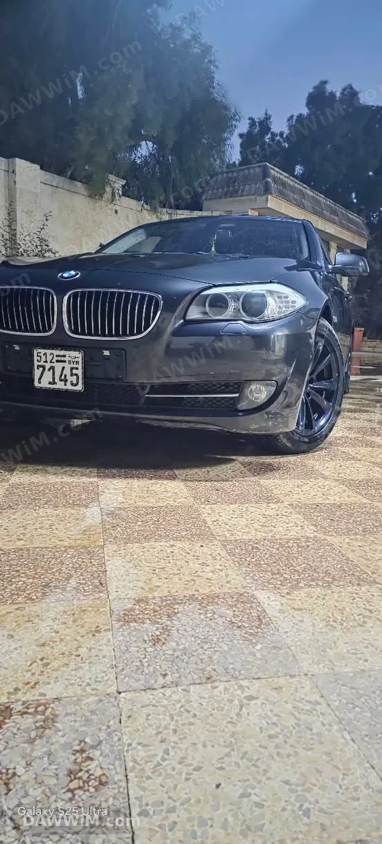 سيارة بي إم دبليو 520D موديل 2012 للبيع