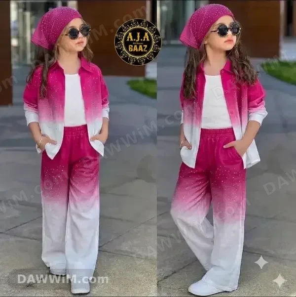 طقم بناتي 4 قطع