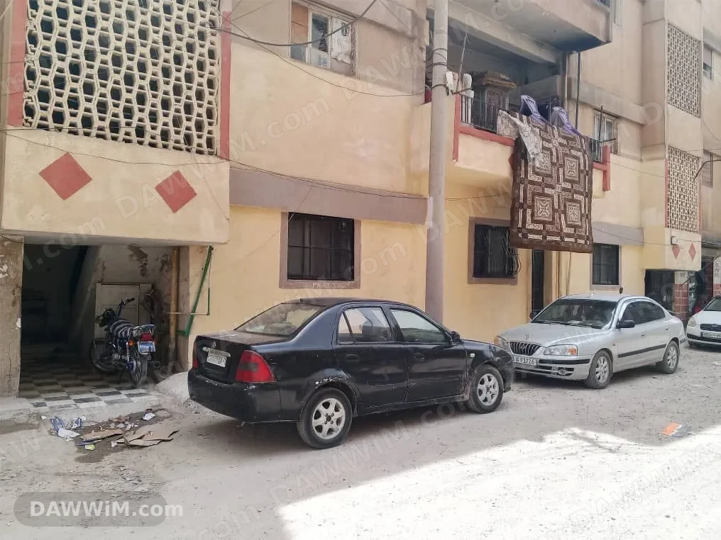شقة أرضية للبيع في رصافة الجورة مقابل بادية الشام