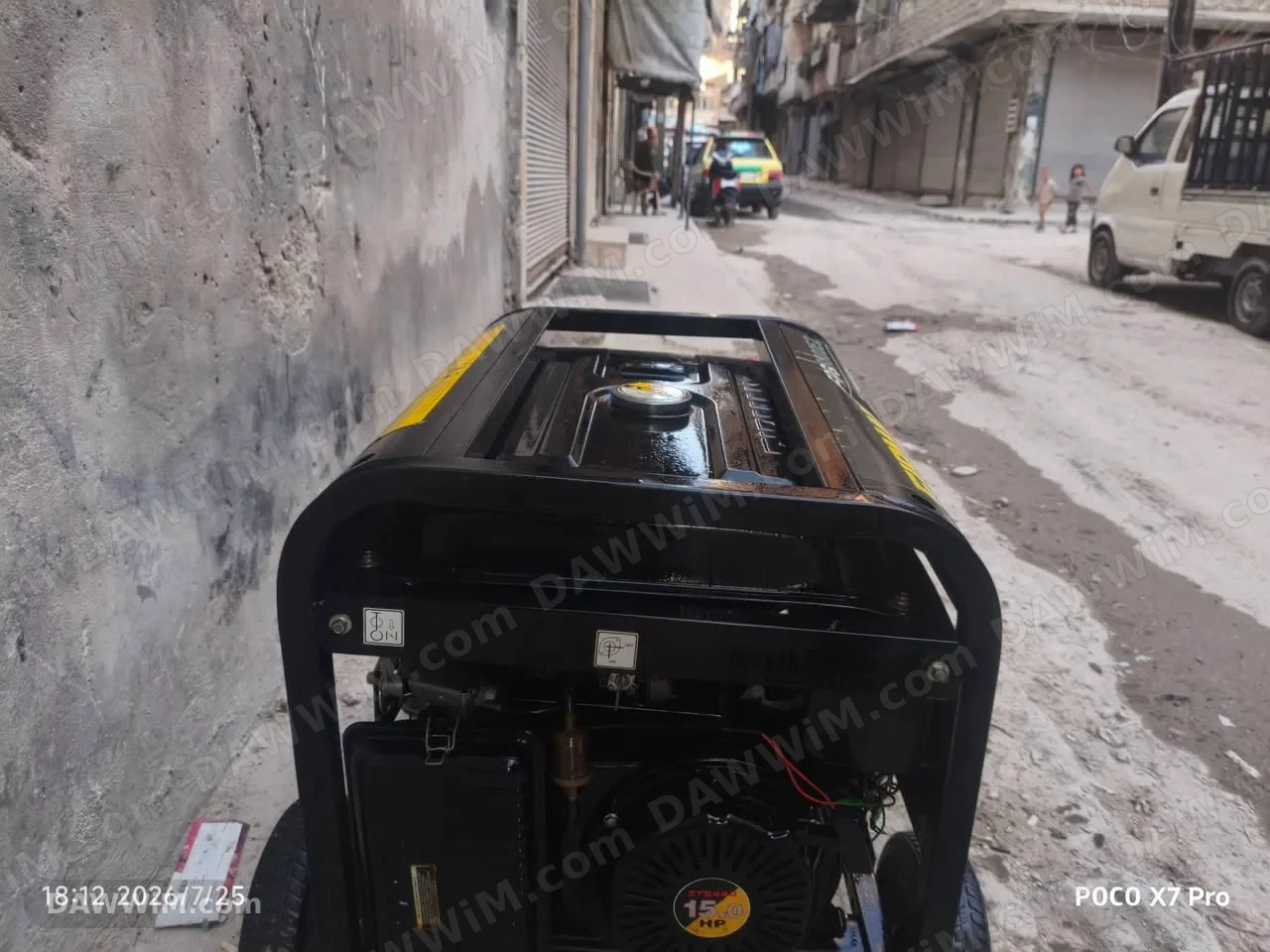 مولدة بنزين فيرمان 8800 شمعة بحالة الوكالة