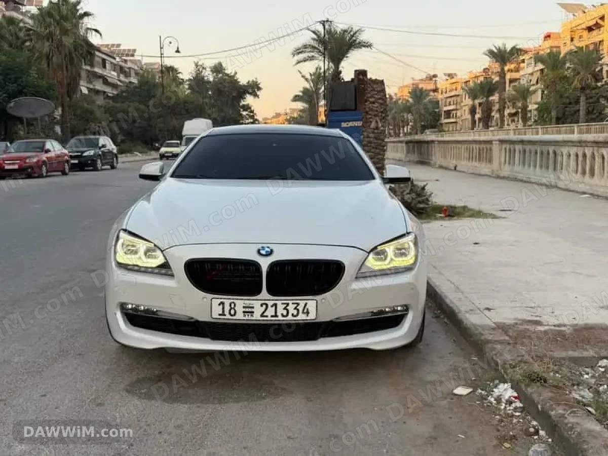 سيارة بي إم دبليو 640i موديل 2014 للبيع