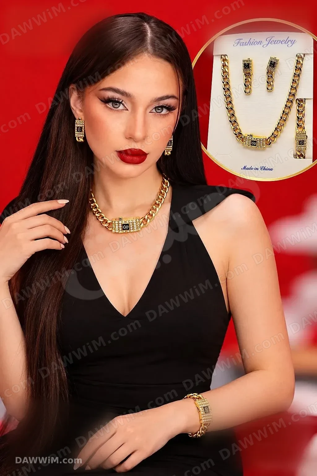 طقم إكسسوارات نسائي أنيق