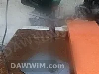 مقص اسفنج كهربائي جديد مع قاعدة