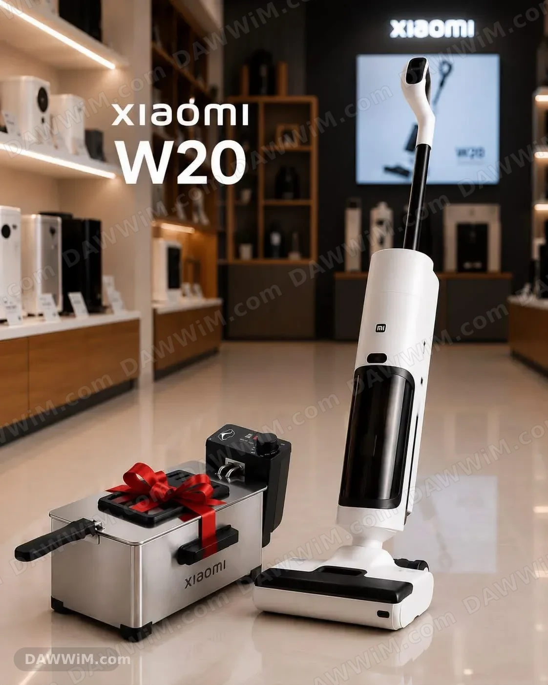 مكنسة شاومي Xiaomi W20 مع هدية