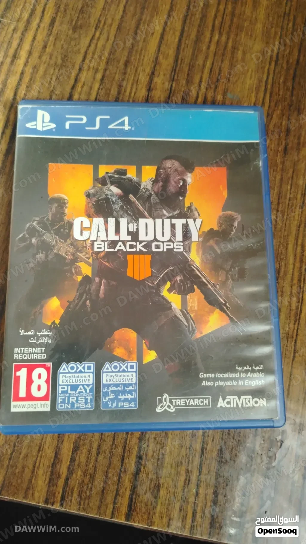 لعبة Call of Duty Black Ops 4 للبيع لجهاز PS4