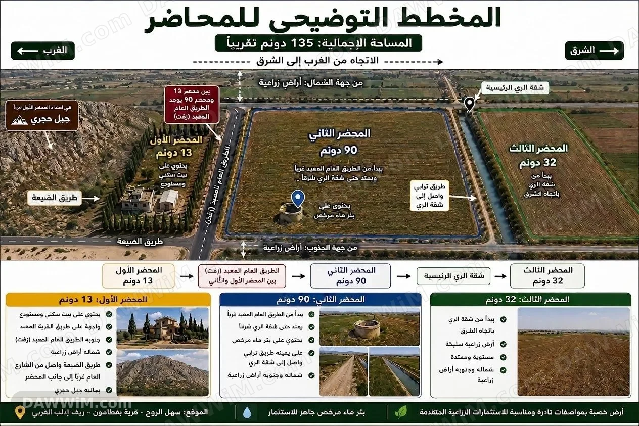مشروع زراعي للبيع