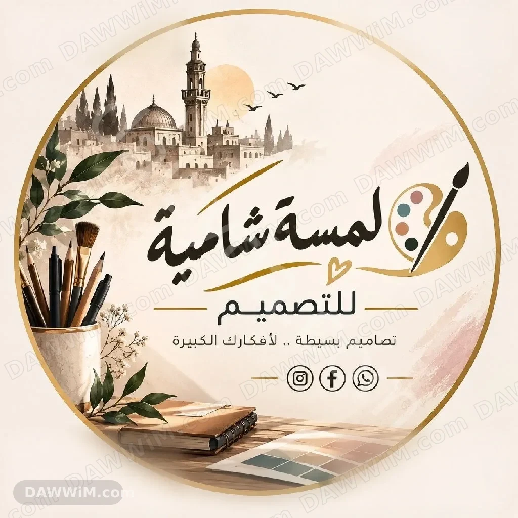 خدمات تصميم جرافيكي - لمسة شامية للتصميم