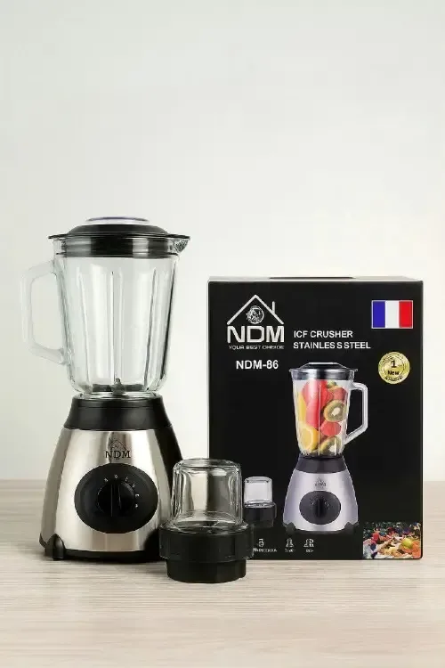خلاط NDM مع مطحنة وإبريق زجاج