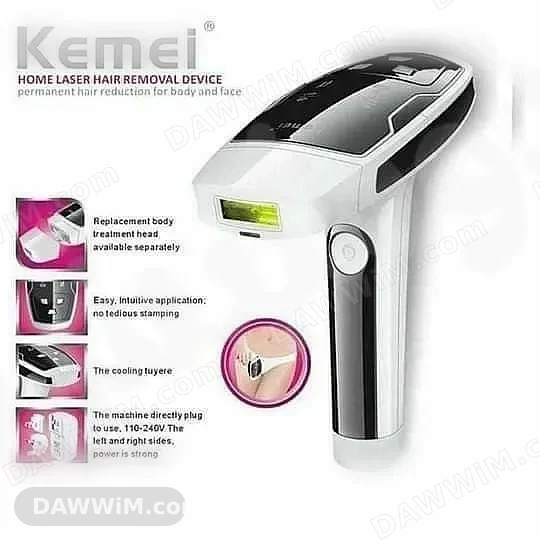 جهاز ليزر منزلي لإزالة الشعر من KEMEI