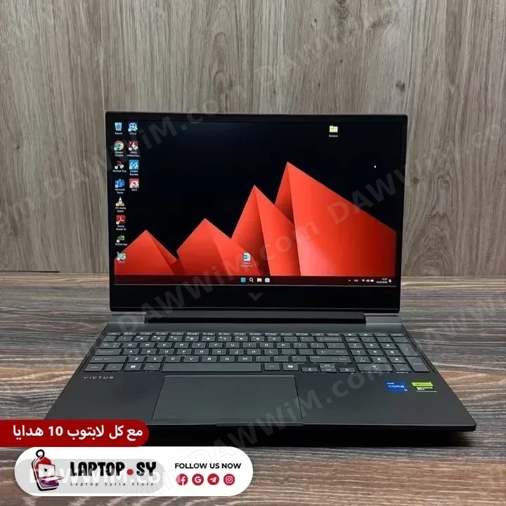 لابتوب جيمنغ HP Victus 15-fa جديد مع كفالة