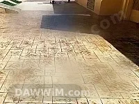 خدمات خرسانة مطبوعة وعزل بالسلر