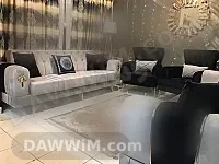 كنباية عنبر فخمة قابلة للتحول إلى تخت