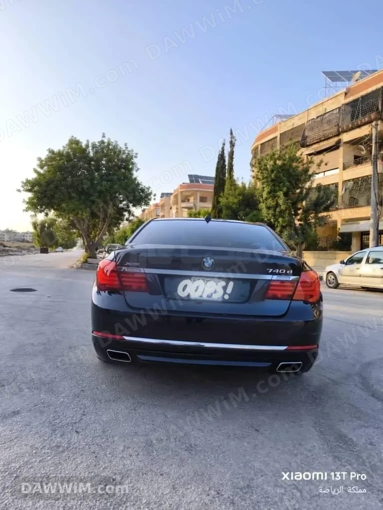 بي ام دبليو 740d ديزل موديل 2014