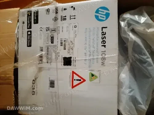 طابعة ليزر HP 108W مستعملة بحالة شبه جديدة