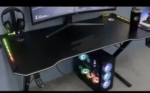 طاولة غيمنغ RGB قياس 120×70 سم