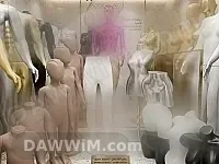 مانيكان عرض للمحلات التجارية مع كفالة