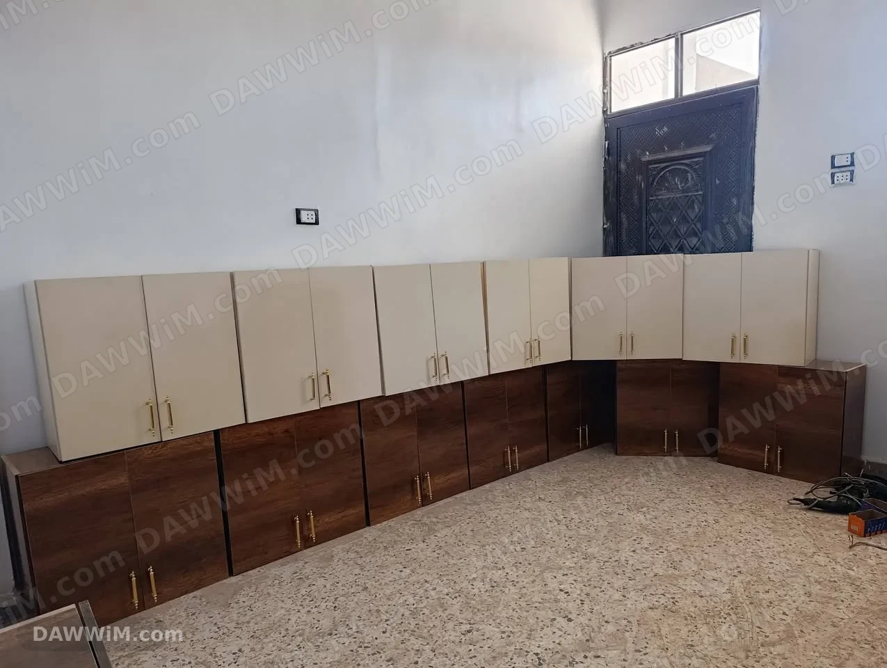 مطبخ ميلامين جديد 4 متر مع خدمة الشحن