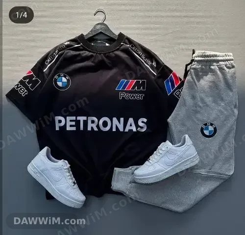 بجامة رجالية بنمط BMW وPetronas