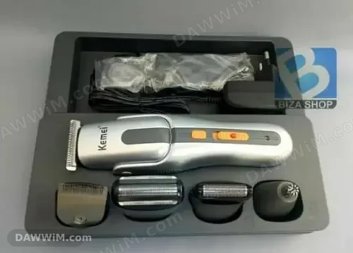 ماكينة حلاقة Kemei 8 في 1 مع ملحقات متعددة