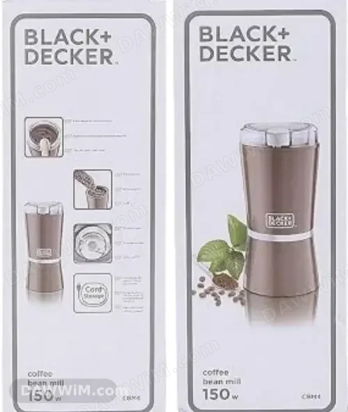 مطحنة قهوة بلاك آند ديكر - Black+Decker Coffee Bean Mill
