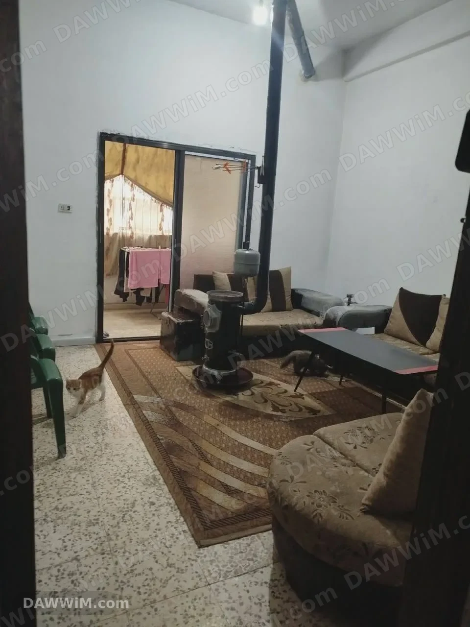 شقة أرضية للبيع قرب دوار الأصيل في حمص