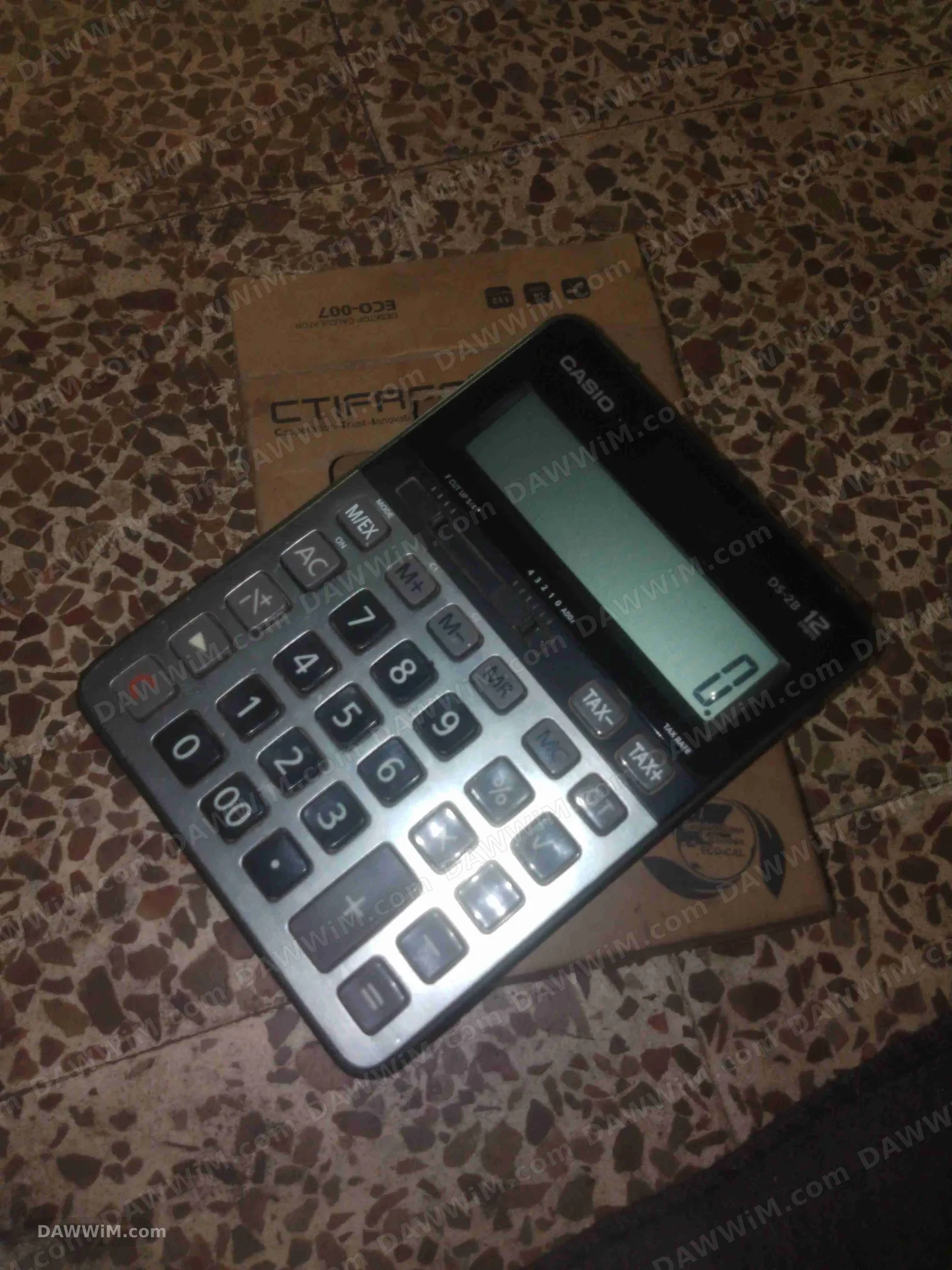 آلة حاسبة CASIO موديل DS-2B مستعملة