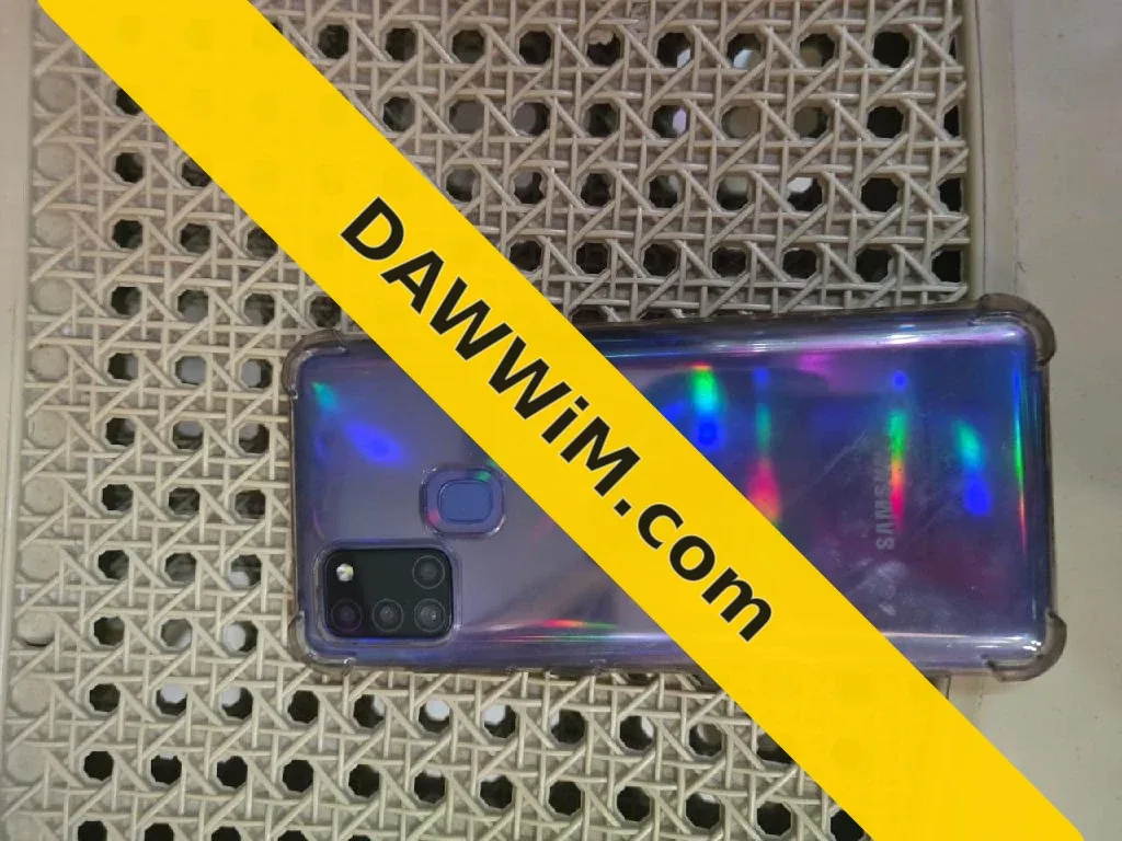 هاتف Samsung A21s أزرق مستعمل