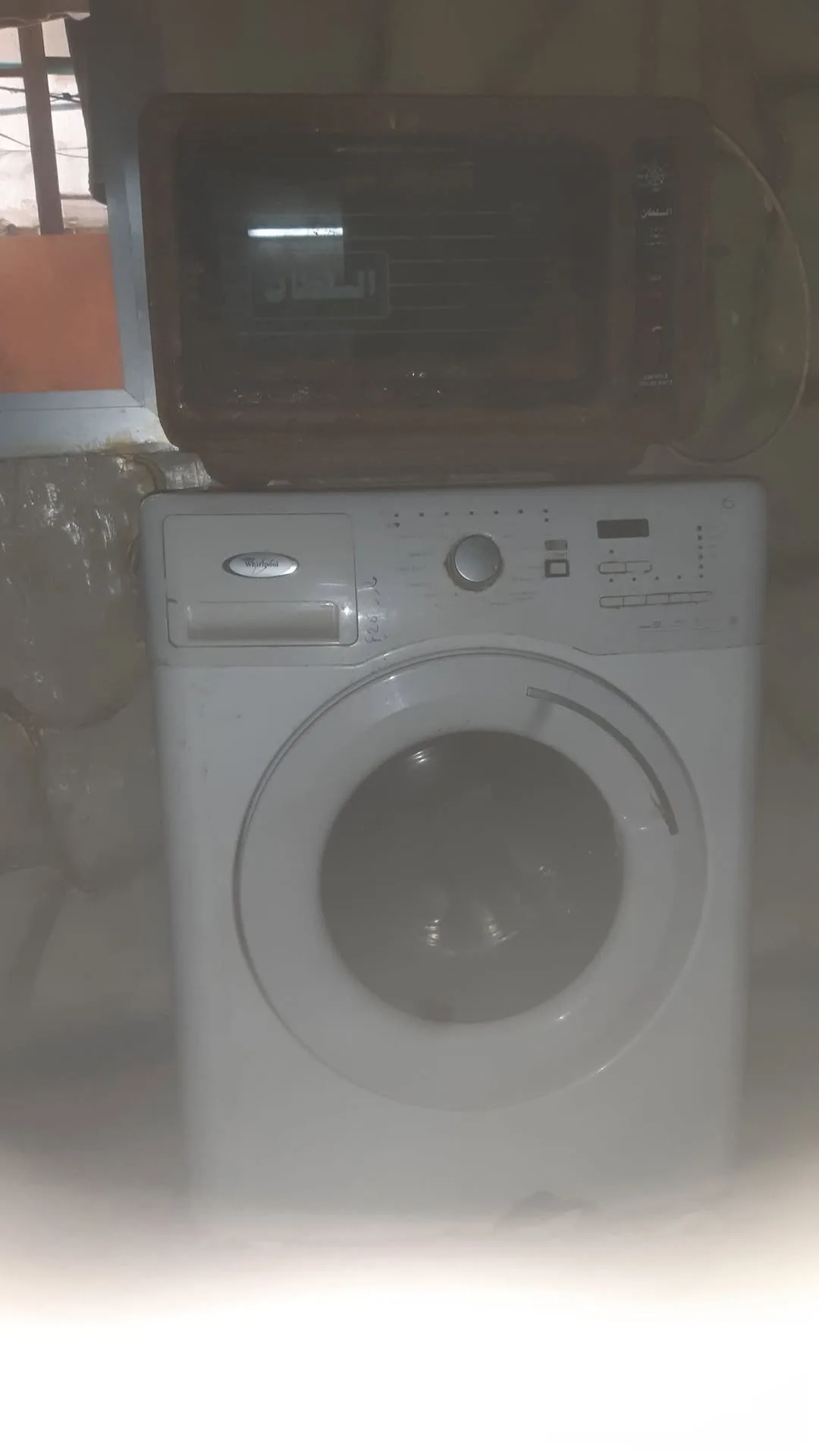 غسالة وفرن للبيع بحالة مستخدمة