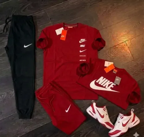 بجاما رجالي تلت قطع بنطال وبلوزة وشورط ماركة Nike