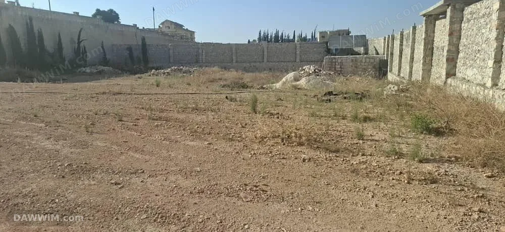 أرض مسورة للبيع في جمعية القصور - حلب