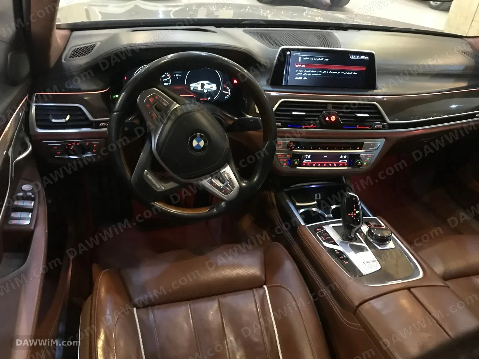 سيارة BMW 740li موديل 2017 للبيع