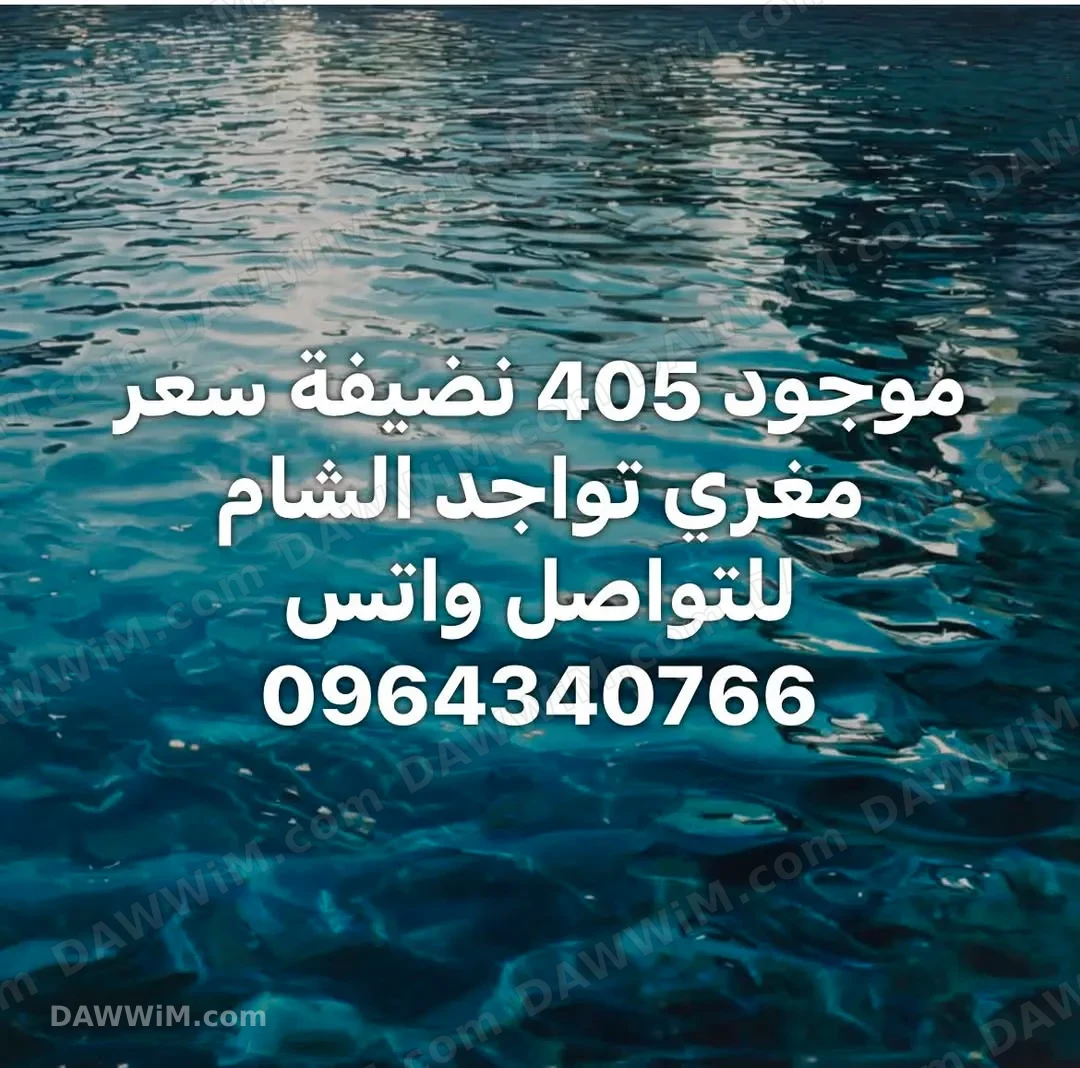 بيجو 405 للبيع بحالة نظيفة في دمشق
