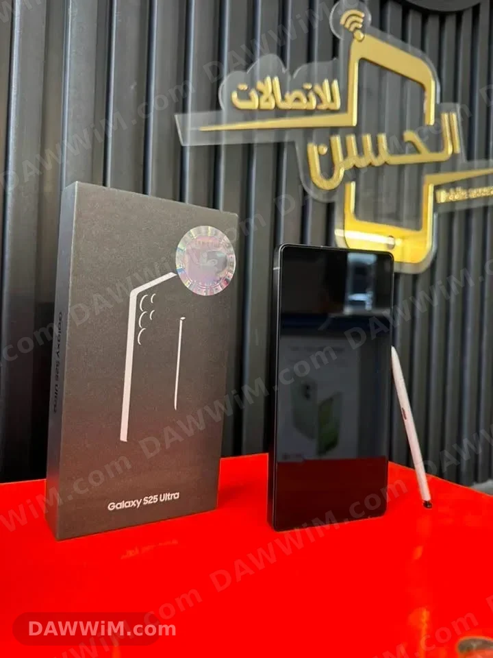 Samsung Galaxy S25 Ultra جديد بسعة 512 جيجابايت و12 جيجابايت رام